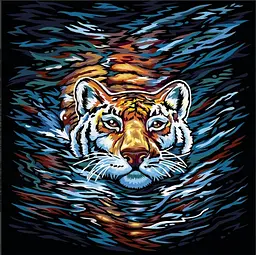 Картина за номерами 40х40 KpNe-02 Danko Toys PAINTING BY NUMBERS Вид 3