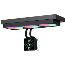 Система рідинного охолодження Gamemax GLACIER 360 LCD BK - мініатюра 6