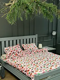 Постільна білизна двоспальне Dushka Home Сатин Плюш 21461 180х215 см