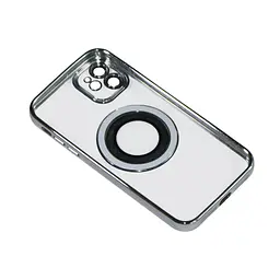 Магнітний чохол XON PhoneCase Magnetic для iPhone 11 (PCMC1111100G 8178) Сірий/Прозорий - мініатюра 4