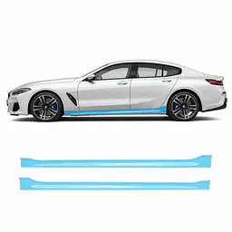 Антигравійна захисна бронеплівка за лекалами для BMW 8 Series G15/G14/G16 facelift 2022- нижня зона кузова та пороги