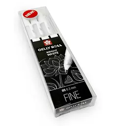 Набір гелевих ручок Sakura Basic 05 Fine 3шт Білі - мініатюра 5