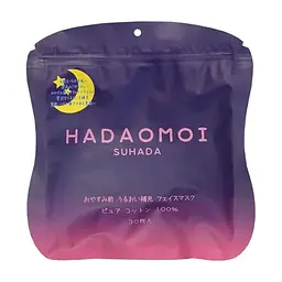 Маска для обличчя Kor Japan Hadaomoi Night Face Mask Зволожувальна нічна Тканинна 30 шт (4571365222032)
