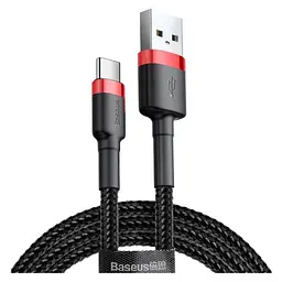 Кабель Baseus USB2.0AM-Type-C M, 1 м,(20V/3A), (60W) Червоний-Чорний,CATKLF-B91 (CATKLF-B91)