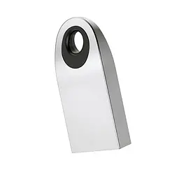 USB флеш накопичувач Hoco UD9 32GB USB 2.0 металевий сріблястий - мініатюра 2