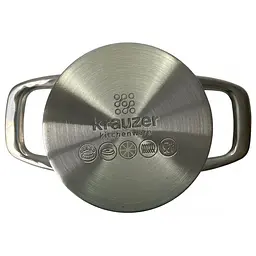 Каструля Krauzer Baby, зі скляною кришкою, 12 см, 0,7 л (78300) - мініатюра 2