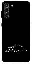 TPU чохол Demsky Lazy cat для Samsung Galaxy S21+