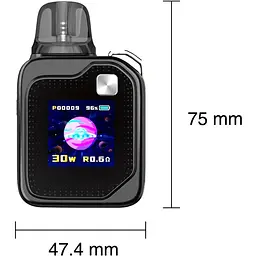 Под-система Lost Vape POD System Ursa Baby 3 30W Pod 1200mAh 2.5ml Kit Ebony Wood (17754) - мініатюра 3