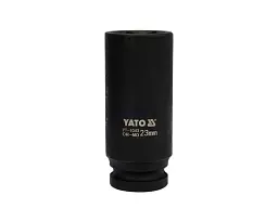 Головка торцева ударна 6-гранна Yato подовжена квадрат 1/2" М= 23 мм L= 78 мм (YT-1043) - мініатюра 2