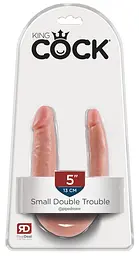 Двосторонній масажер King Cock Small Double Trouble