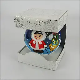 Ялинкова куля Санта Шоп Ескімос 10 см (7806723194766) - мініатюра 2