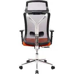 Офісне крісло GT Racer X-W80, чорно-помаранчеве (X-W80 Black/Orange) - мініатюра 4