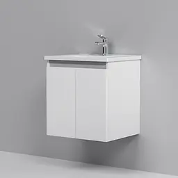 Тумба підвісна AM.PM X - Joy 55 см з умивальником M85-FHX0551-WC0551WG38 - мініатюра 4