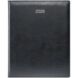 Щотижневик Brunnen 2026 Бюро Soft чорний (73-761 36 906)