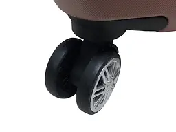 Валіза велика L ABS-пластик Worldline Airtex 652 78×52×34см 128л Рожеве золото - мініатюра 6