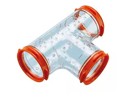 Тунель для гризунів Ferplast FPI 4814 Tube Line T Tunnel 14x10 см Ø 6 см 84814099 - мініатюра 1