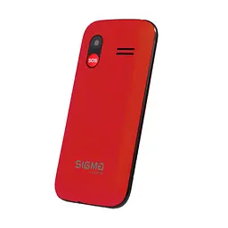 Мобільний телефон (бабушкофон) Sigma mobile Comfort 50 HIT Red - мініатюра 4