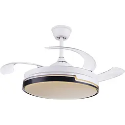 Люстра Brille вентилятор з пультом LED 72W WW WH (BKL-903S/2) - мініатюра 5
