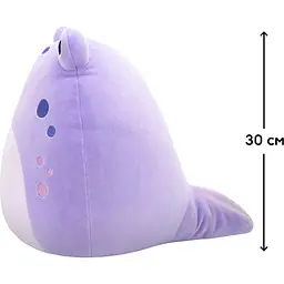 М'яка іграшка Squishmallows Жабка Наомі 30 см фіолетова (SQCR06625) - мініатюра 6