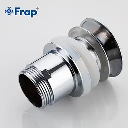 Донний клапан Frap F60, автомат, 1 1/4", хром, Хром - мініатюра 3