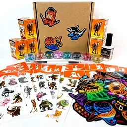 Подарунковий набір "Брейнрот" Fresh Tattoo gift-box-brainrot-5kids