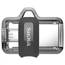 Флеш-накопичувач Sandisk USB 3.0 Ultra Dual Drive OTG M3.0 256Gb (150Mb/s) (SDDD3-256G-G46) - мініатюра 2