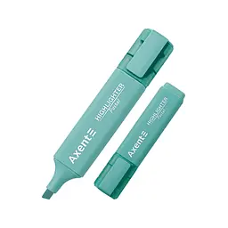 Маркер Axent Highlighter 2537-A, 1-5 мм клиноп. пастель бірюзовий (2537-09-A)