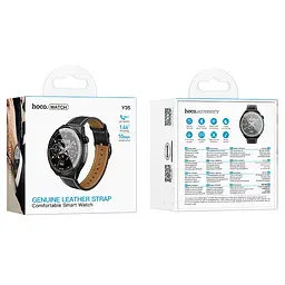 Смарт-годинник Hoco Y35 36mm, 250 mAh, IP67 Smart sports watch (call version) Black (6942007663649) - мініатюра 2