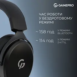 Навушники GamePro Asgard Skadi Wireless Black (HSW191B) - мініатюра 7