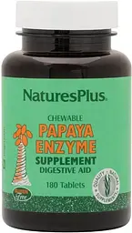 Фермент папайї Nature's Plus Papaya Enzyme 180 жев таб