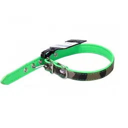 Нашийник для собак Croci Fluo Camouflage, Хакі, екошкіра, джинс, 40х2 см, (C5079950) - мініатюра 2