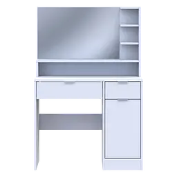 Туалетний столик Doros Естель Білий ДСП 90х38х135 (41516035) - мініатюра 2