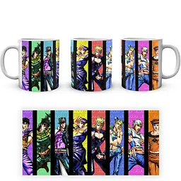 Кухоль GeekLand Неймовірні пригоди ДжоДжо JoJo's Bizarre Adventure Головні герої JJ 02.409 330 мл білий - мініатюра 3