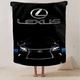 Плед плюшевий на подарунок 3D LEXUS 160х200 см - мініатюра 2
