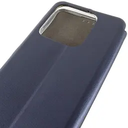 Шкіряний чохол-книжка Classy для Realme Note 60 / 60x Темно-синій - мініатюра 5
