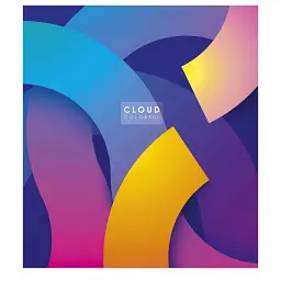 Зошит загальний Школярик Genius Cloud colorful у клітинку 48 аркушів 10 шт. (048-3161K) - мініатюра 3