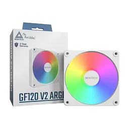 Кулер до корпусу MONTECH GF120 V2 ARGB PWM (W) - мініатюра 3