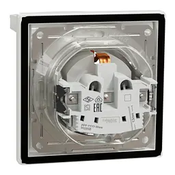 Розетка Schneider Electric ASFORA з кришкою IP44, біла (EPH3100321) - мініатюра 7