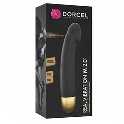 Вібратор реалістичний Dorcel Real 2.0 22 см чорний
