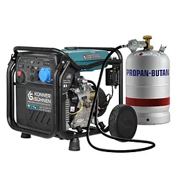 Konner & Sohnen Генератор газобензиновий інверторний KS 8100iEG 1/3, 230/4000В, 8-8.5кВт, електростартер, 68кг