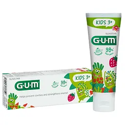 Детская зубная паста-гель GUM KIDS, от 3 лет, клубника, 50 мл