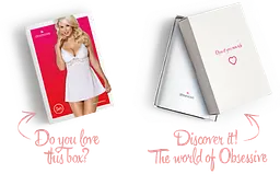 Сатиновий пеньюар з мереживом Obsessive 810-BAB-2 babydoll & thong L/XL, білий, пеньюар, танга - мініатюра 8