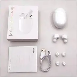 Бездротові навушники Xiaomi Redmi Buds 4 White (BHR5844CN) - мініатюра 3