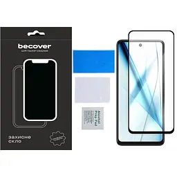 Захисне скло BeCover для Tecno Spark 20 Pro (KJ6) Black (710653) - мініатюра 2