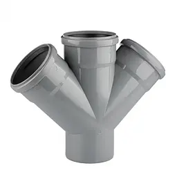 Хрестовина 110х110х110х45 ° TA Sewage CZ110017 - мініатюра 1