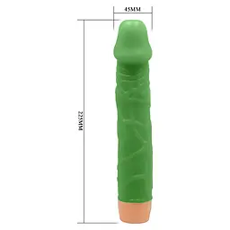 Вібратор - Barbara Bill Vibrator 8,8" Green - мініатюра 8