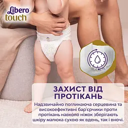Підгузки Libero Touch 2 (3-6 кг), 62 шт. (79003) - мініатюра 6