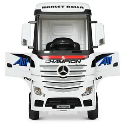 Дитячий електромобіль-вантажівка Bambi M 4208EBLR-1 Mercedes-Benz до 30 кг - мініатюра 10