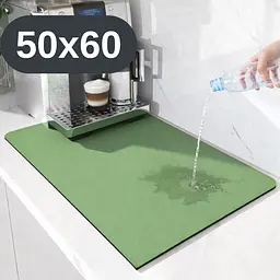 Антиковзаючий кухонний килимок 50×60 см — абсорбуючий для сушіння посуду та під кавоварку KT8001796