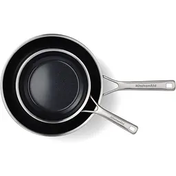 Набір сковорідок KitchenAid MSS 20/28 см з керамічним покриттям 2 предмети (CC006065-001) - мініатюра 2